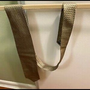 BOSS Hugo Boss Mens 100% Silk Tie Necktie Green